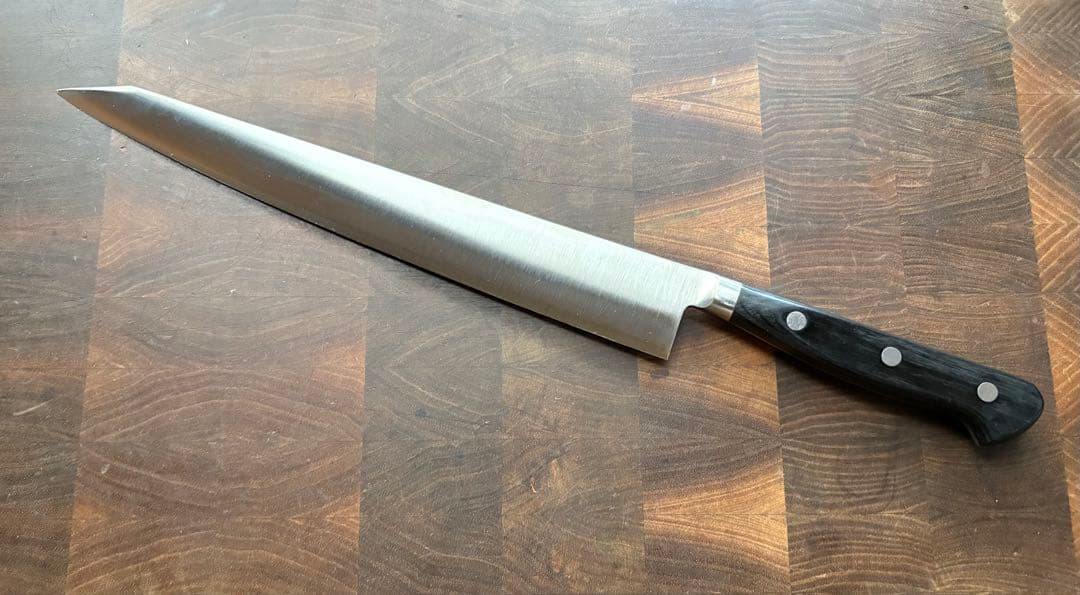 宮文　SG2 切付　筋引　270mm 包丁　粉末ハイス　鋼　洋包丁　ステンレス