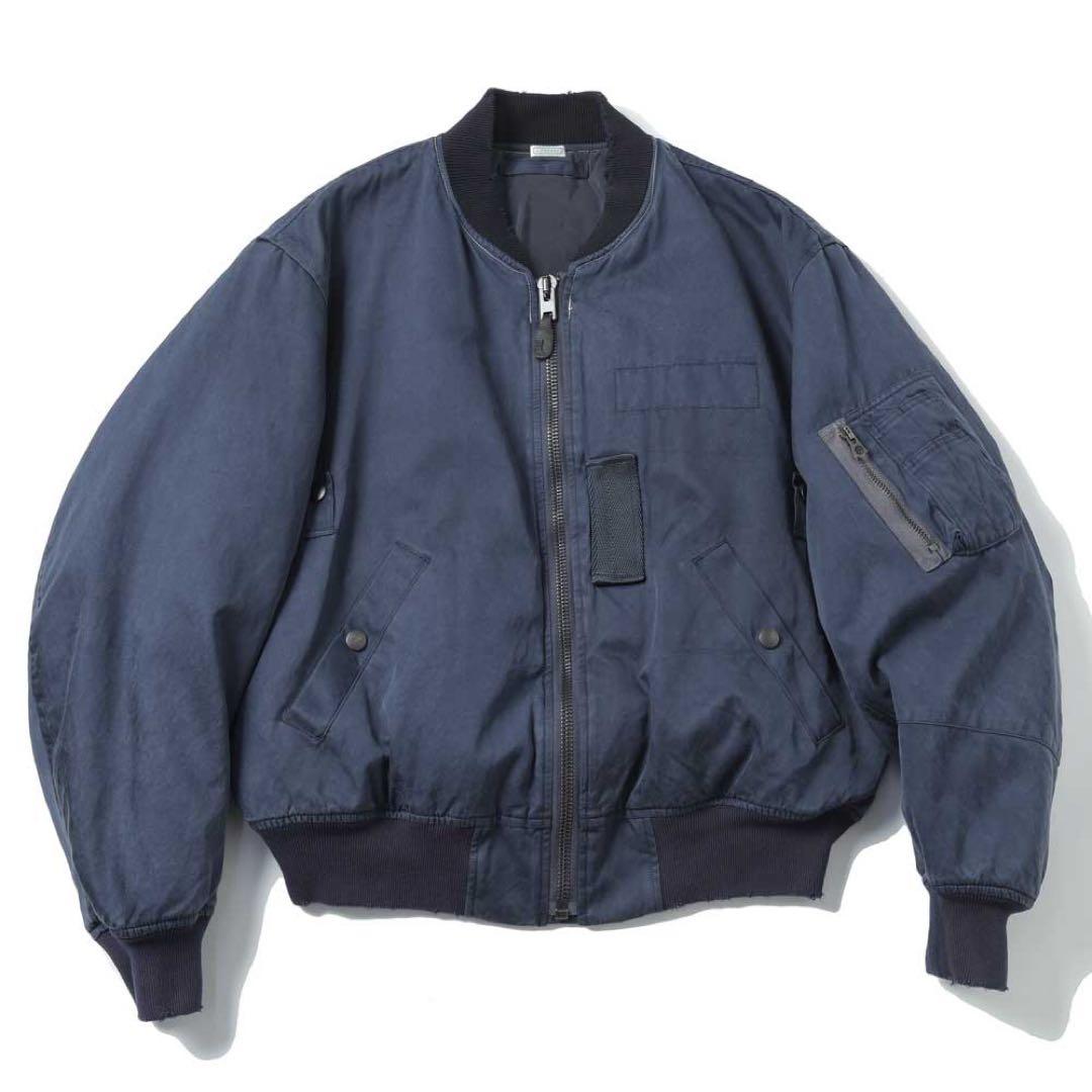 ジャケット・アウター a.presse Vintage Silk Flight Jacket 25AW