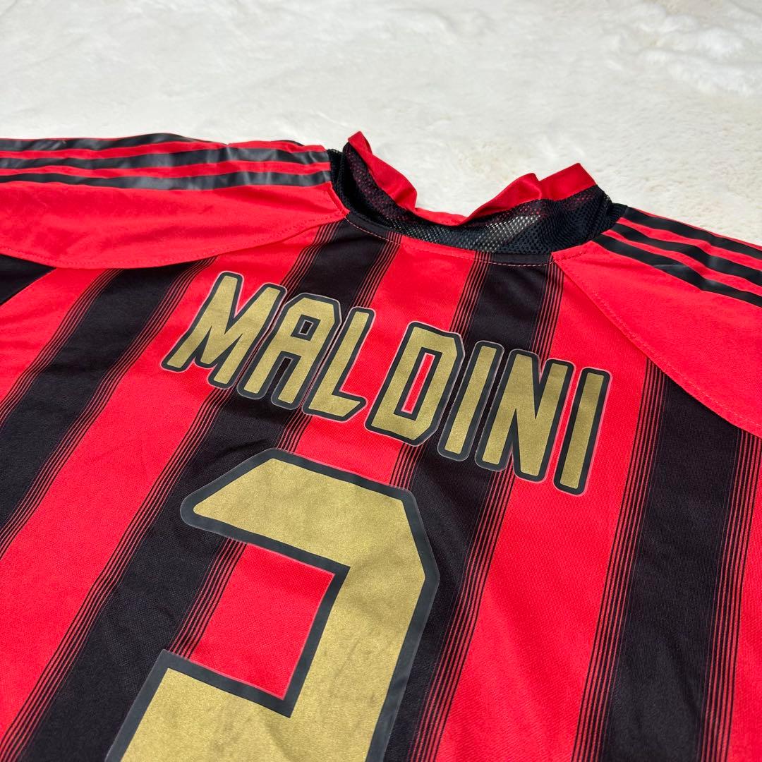 美品✨2XL ACミラン マルディーニ ユニフォーム 3アディダス ブロークコア