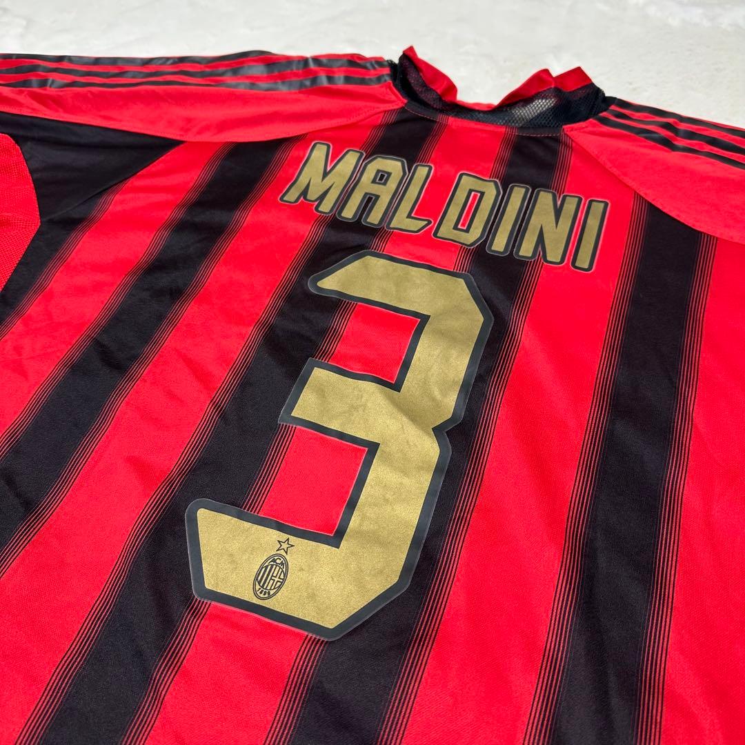 美品✨2XL ACミラン マルディーニ ユニフォーム 3アディダス ブロークコア