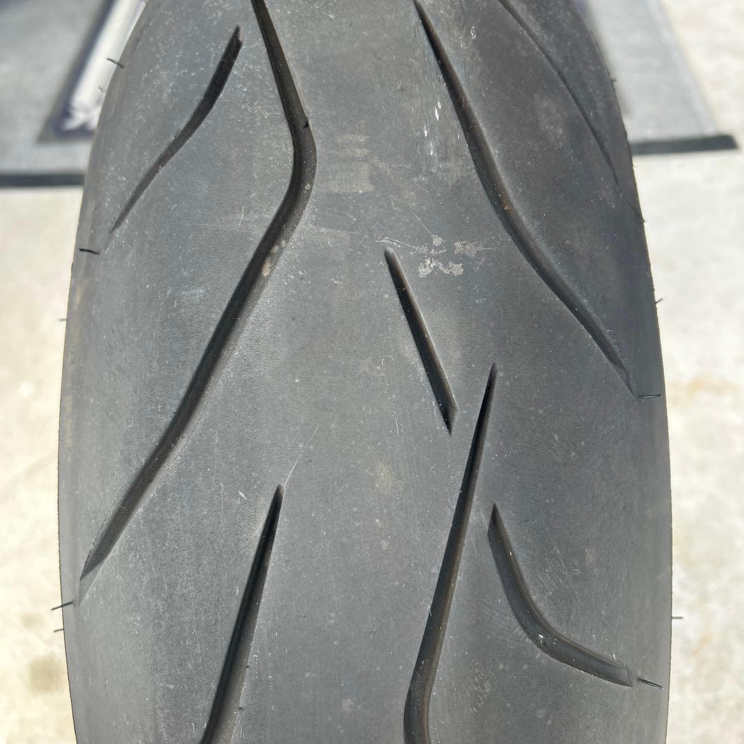 バイク用中古Rタイヤ ダンロップ スポーツスマート サイズ200/55ZR17