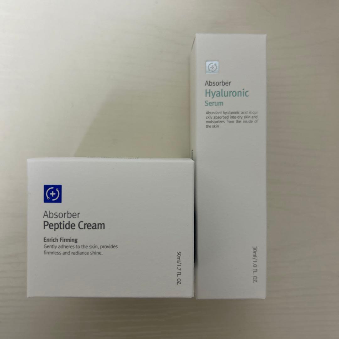 ルネセル　ペプチドクリーム & ヒアルロニックセラム