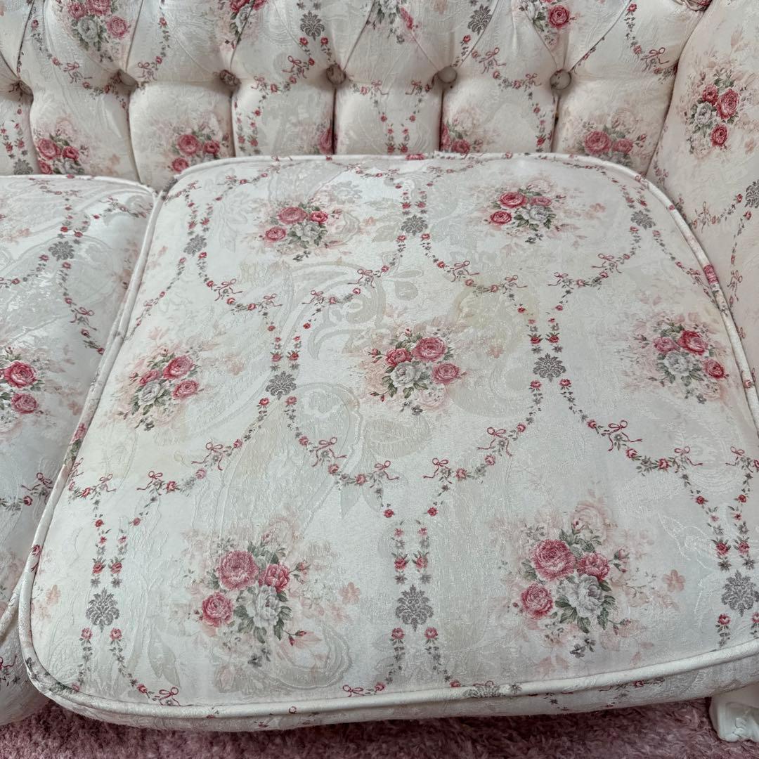 ロココ調　ソファー 2人掛けスウィートローズSymphony 浜崎あゆみ