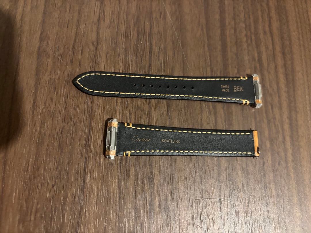 k*5様 Cartier サントス　純正ベルト　キャメル
