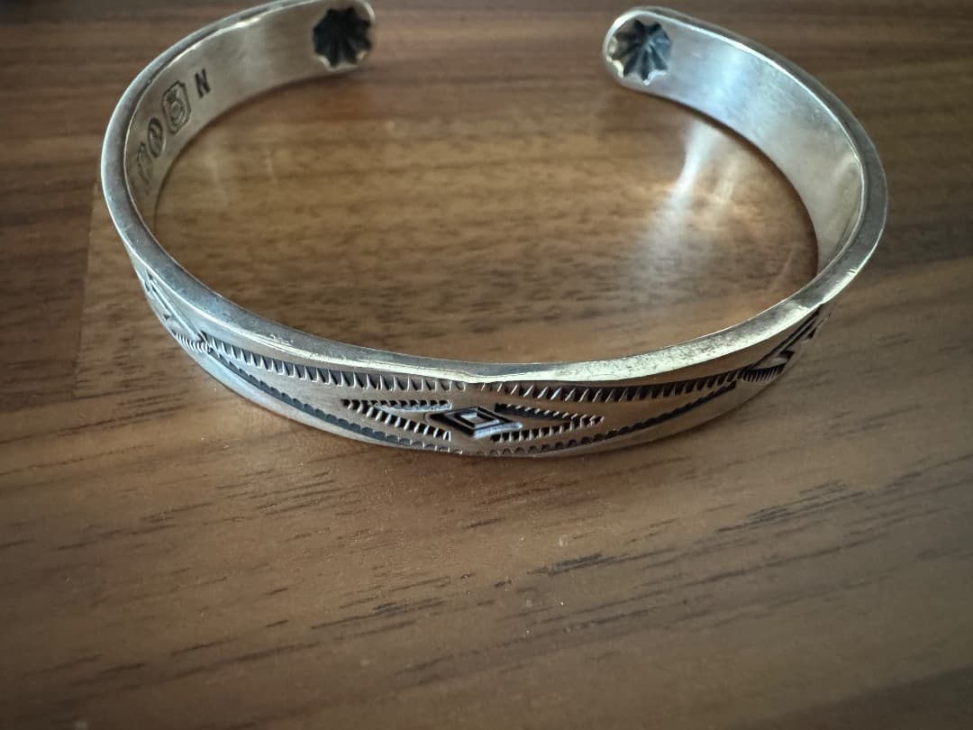 ノースワークス W-009 シルバー バングル 900 ネイティブ系 メンズ