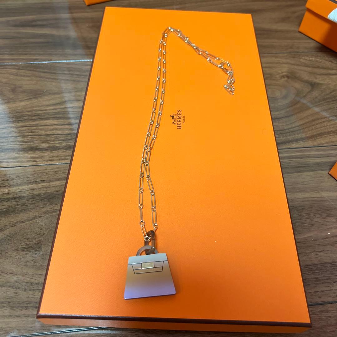 HERMES ネックレス　ペンダント　フュージョン　アミュレット