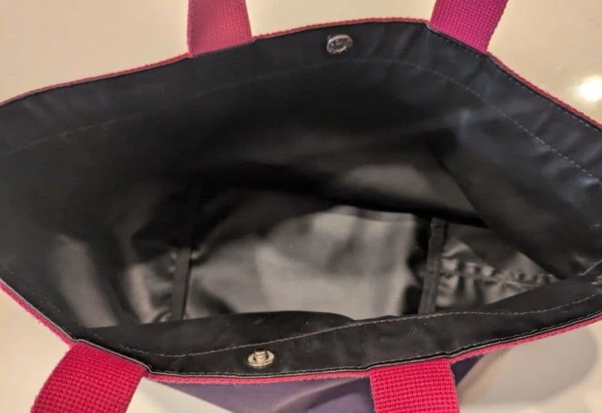 エルベシャプリエ　トートバッグ　プリュネル　パープル　ピンク