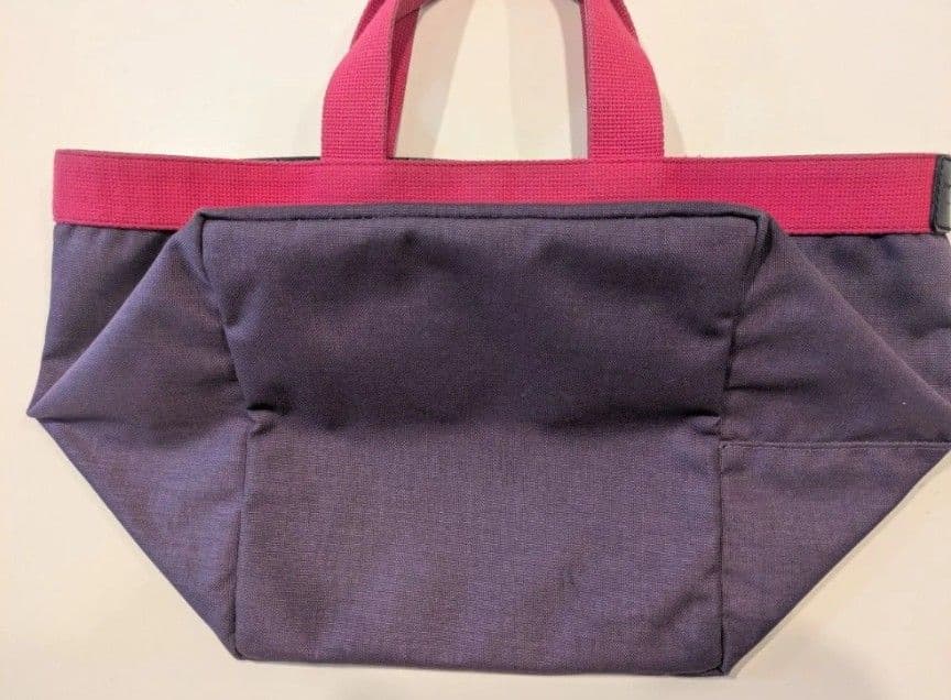 エルベシャプリエ　トートバッグ　プリュネル　パープル　ピンク