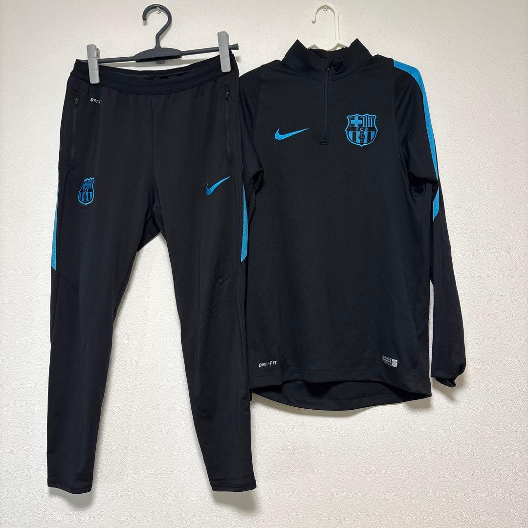 き*ぷ様 NIKE ナイキ M バルセロナ ウェア上下セットアップ サッカー フ