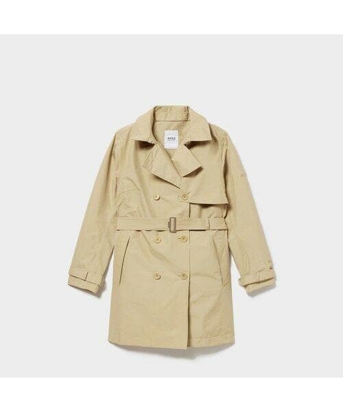新品 AIGLE ゴアテックス トレンチコート S 36 ネイビー 防水 透湿