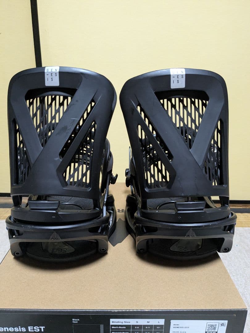 Burton Genesis EST ビンディング Sサイズ ブラック