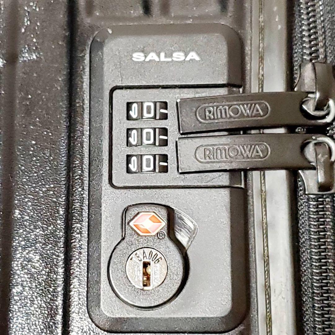 【良品】リモワ サルサ スーツケース キャリーケース 35L 2輪 ブラック