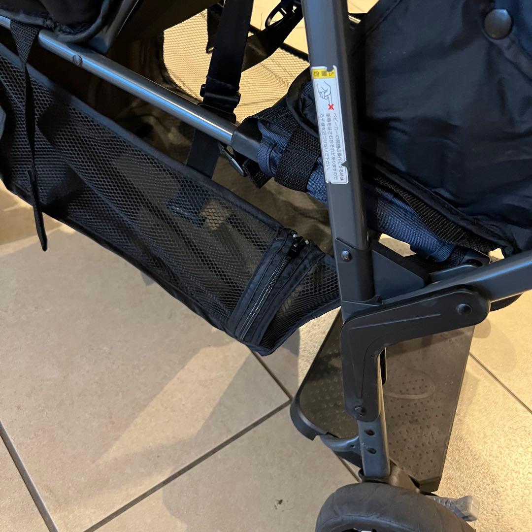 KATOJI カトージ 二人でゴー 2人乗り リアカー＆レインカバー付き