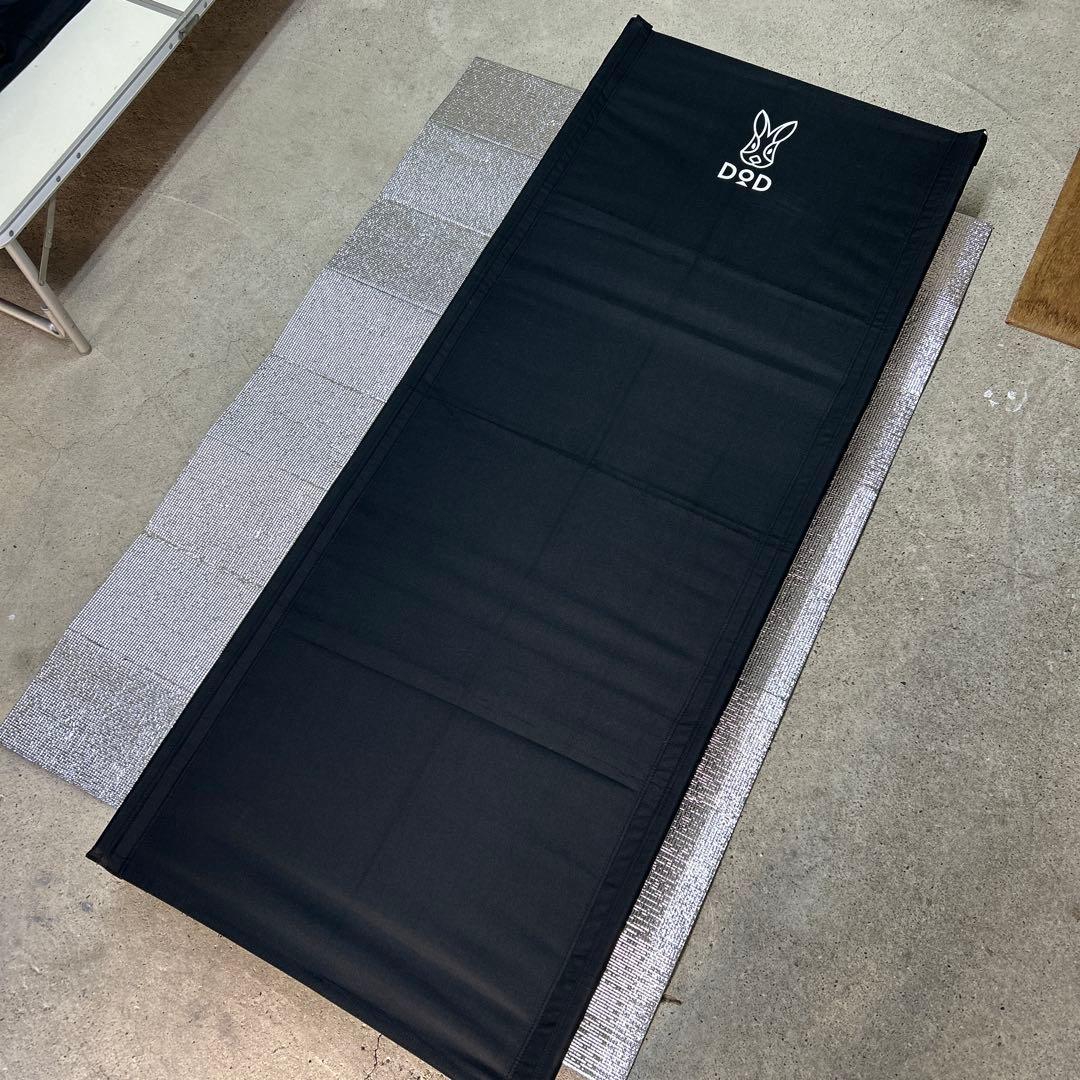 DOD ワイドキャンピングベッド　ブラック　コット　2セット