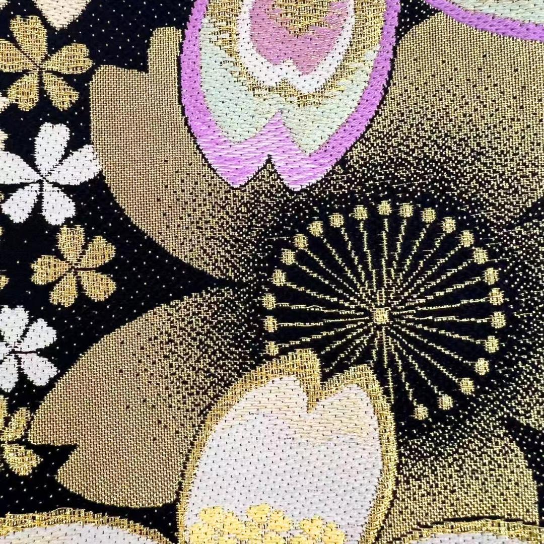 【お得品】 振袖セット 成人式 正絹 振袖 花柄 桜 赤 S87 ●