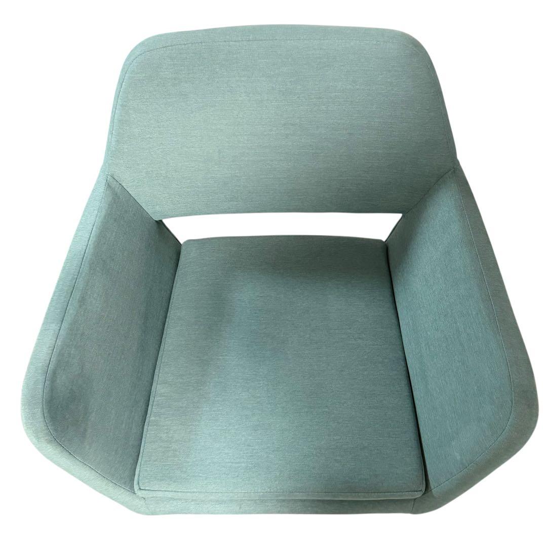 ニトリ DCコルーナ 回転チェア 肘付き グリーン