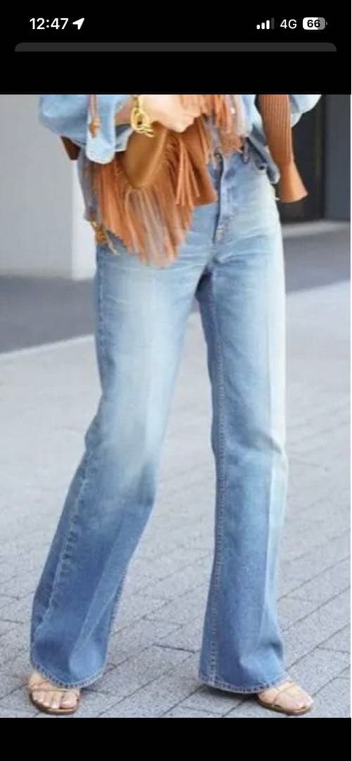 ドゥーズィエムクラスSEVEN Flare デニム38