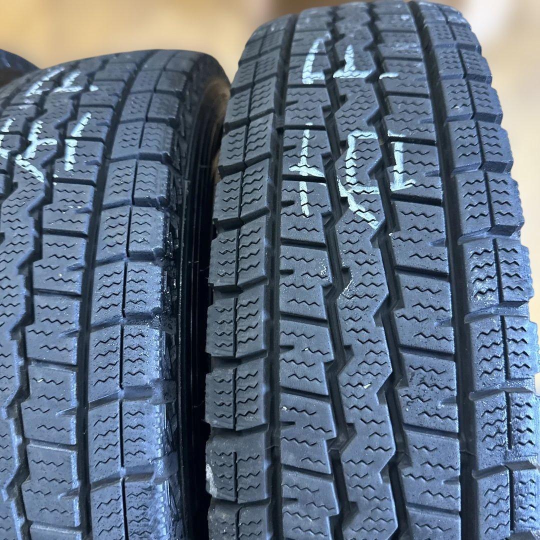 ダンロップ 145/80R12 冬用タイヤ 2021年 4本(0-51)