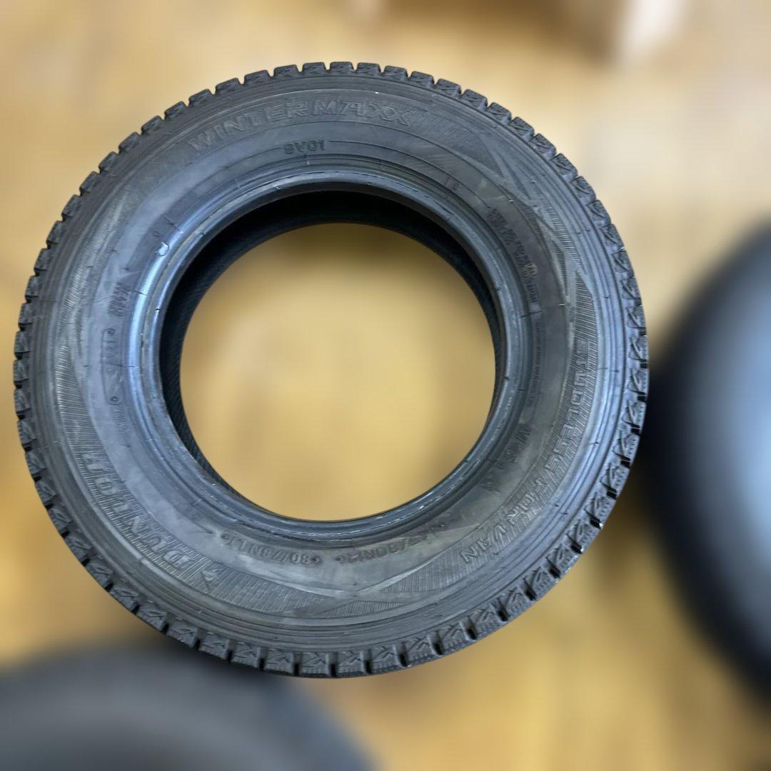 ダンロップ 145/80R12 冬用タイヤ 2021年 4本(0-51)