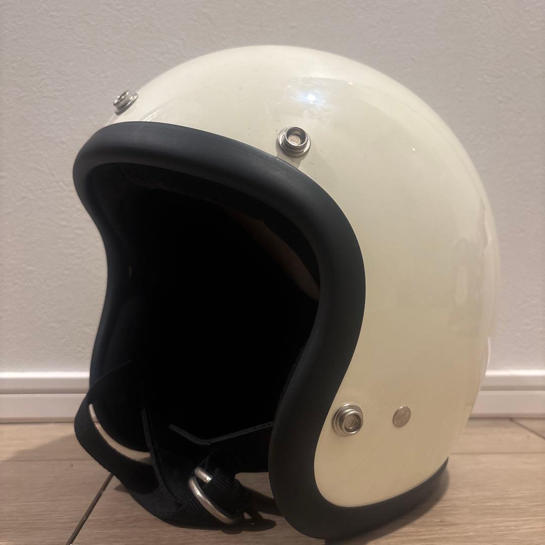 TT&CO SUPER MAGNUM TT05J ホワイトジェットヘルメット