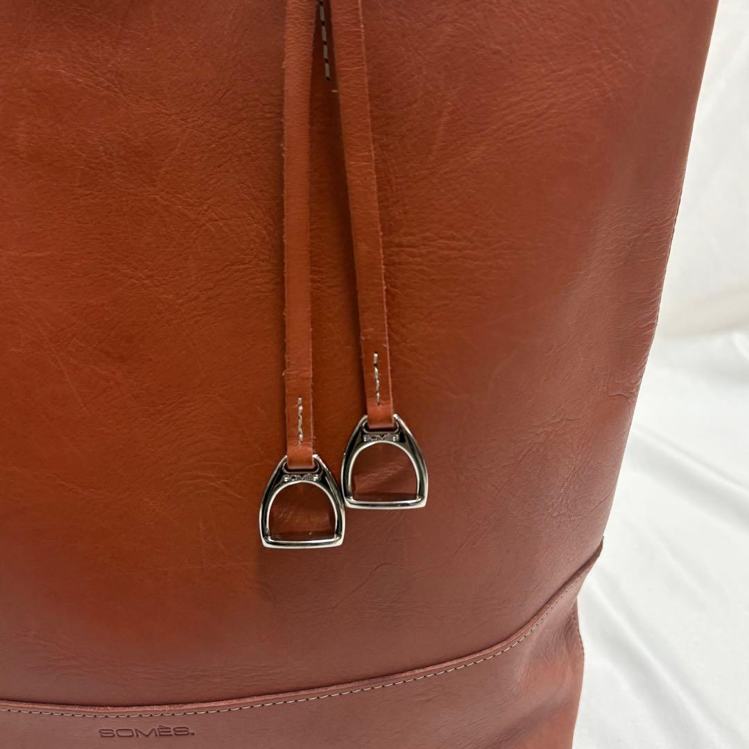 稀少 ソメスサドル オールレザー トートバッグ チャーム A4 ビジネスバック