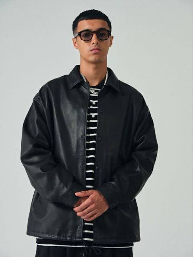 ジャケット・アウター COOTIE Leather Coach Jacket