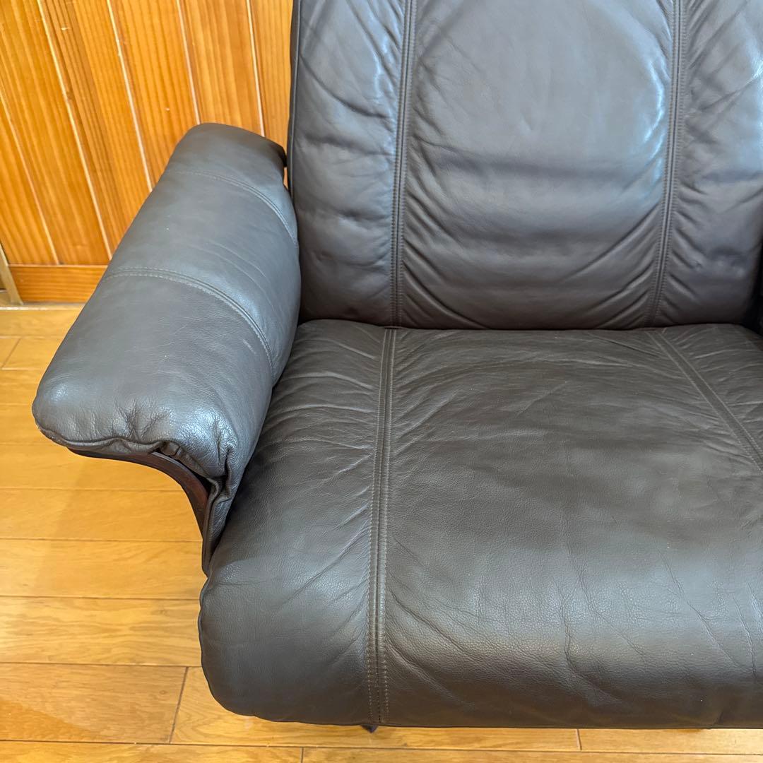 デンマーク KEBE/ケベ リクライニングチェア プライウッド ビンテージ