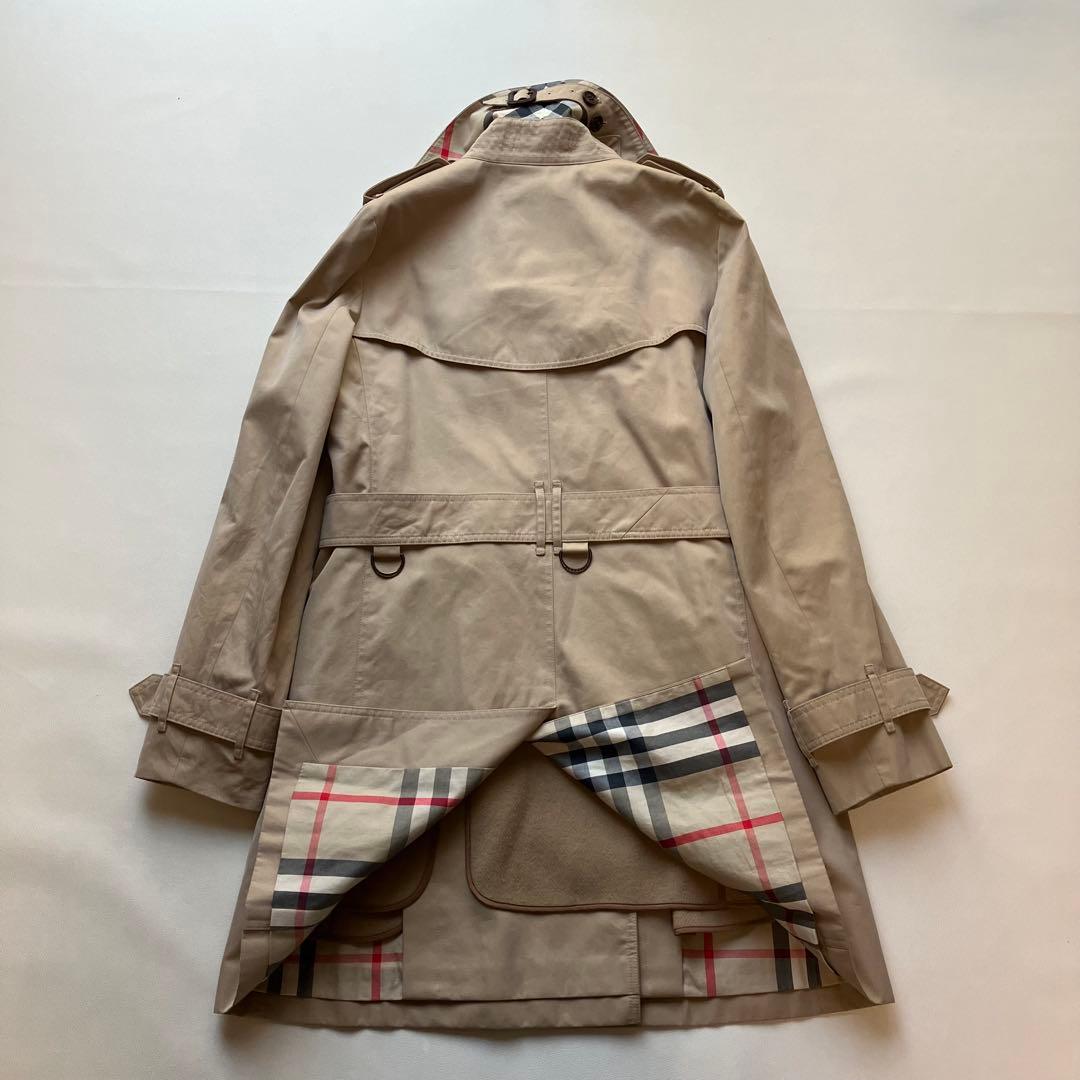 バーバリーロンドン トレンチコート ライナー付　メガチェック 38