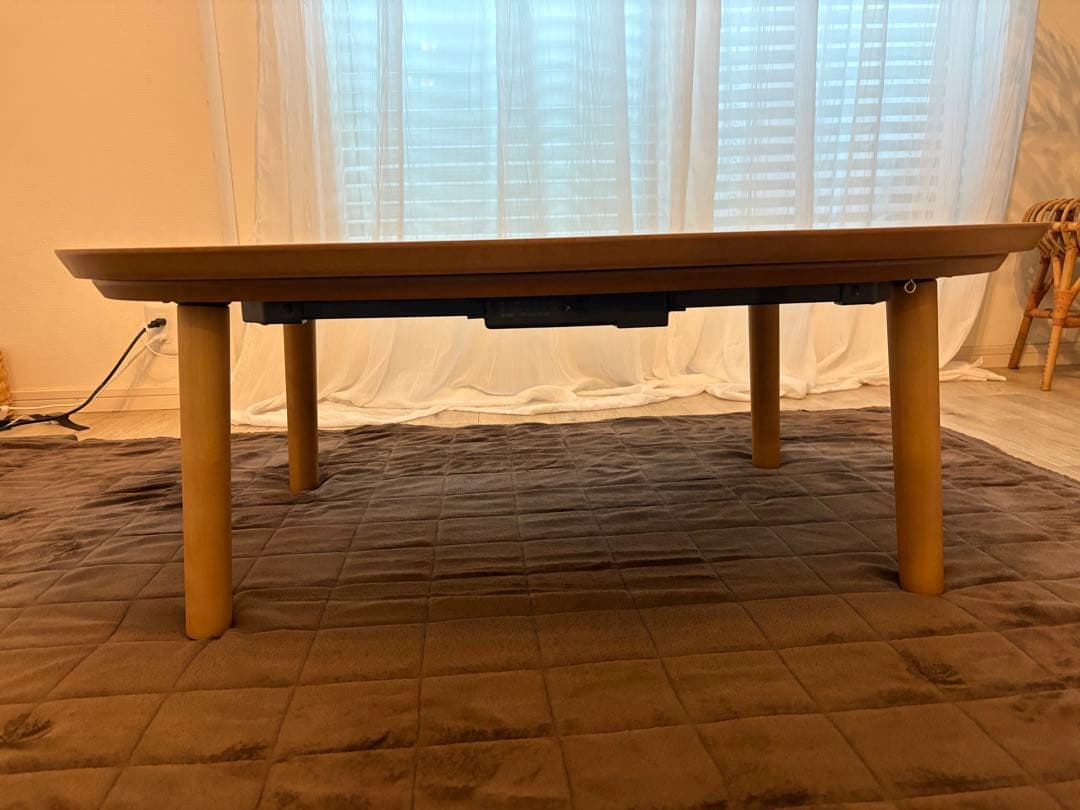 無印良品こたつにもなるローテーブル小　MJ-KDS4-N 2024製 布団付き