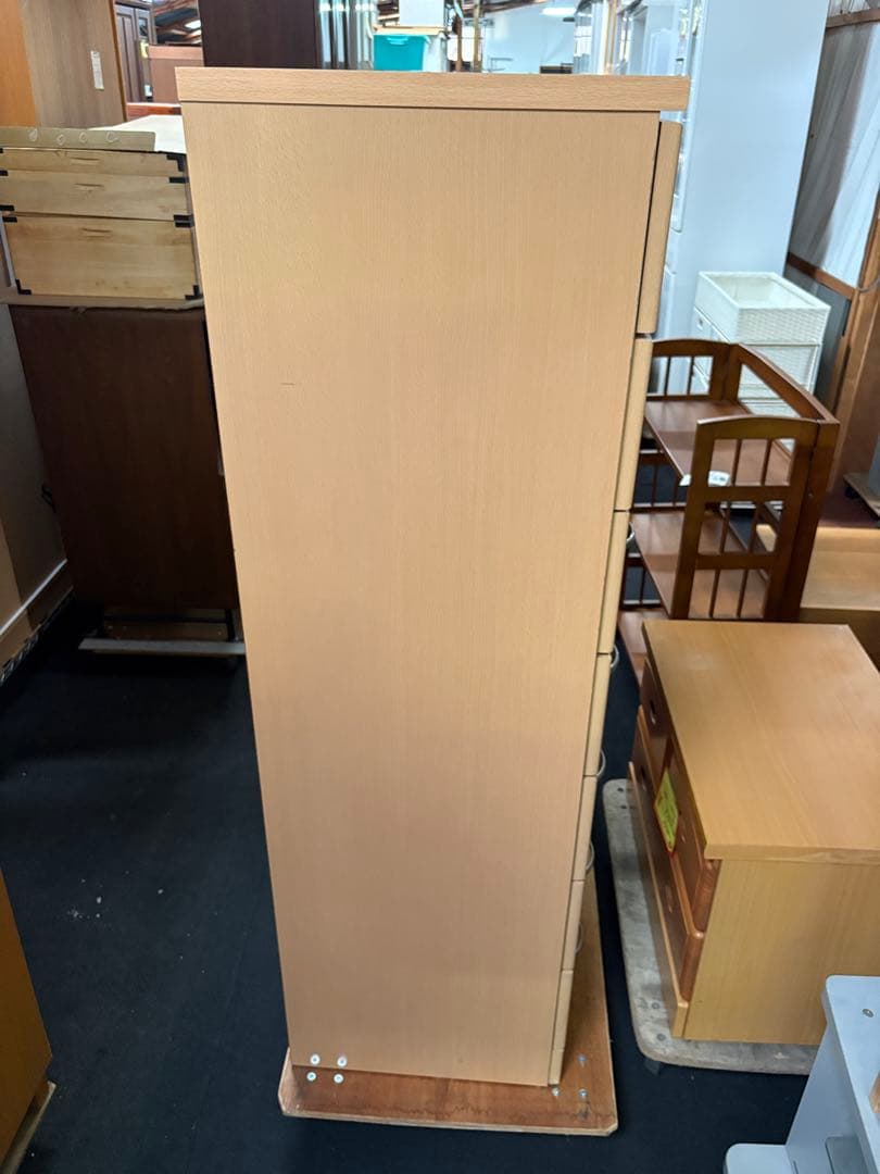 大川家具　7段チェスト　横幅80㎝　奥行42㎝　高さ134㎝