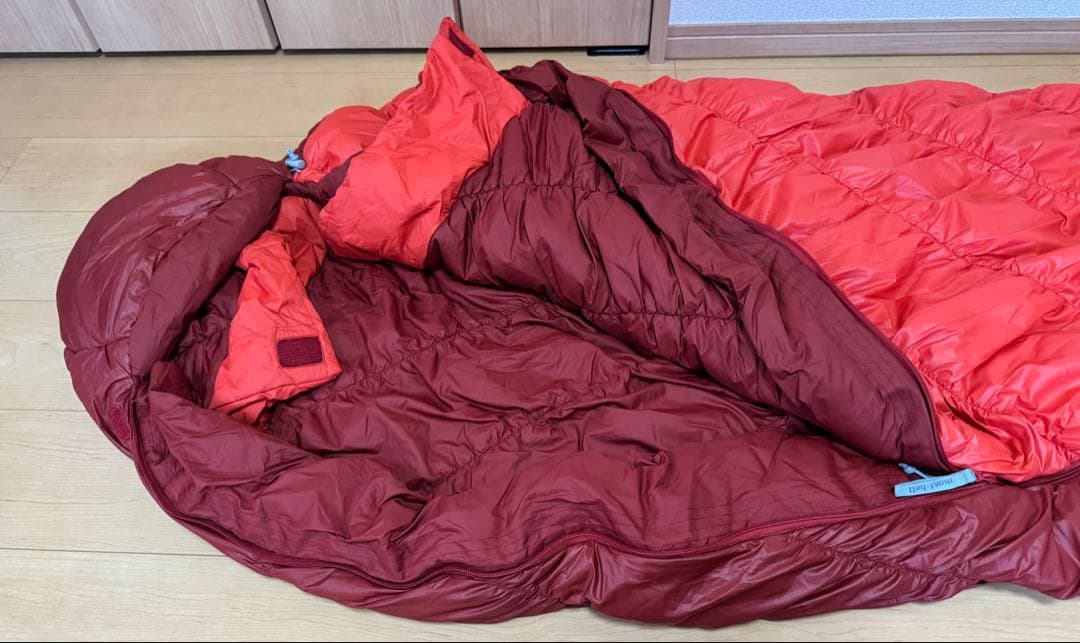 美品mont-bell Burrow Bag #0 バロウバック　シュラフ