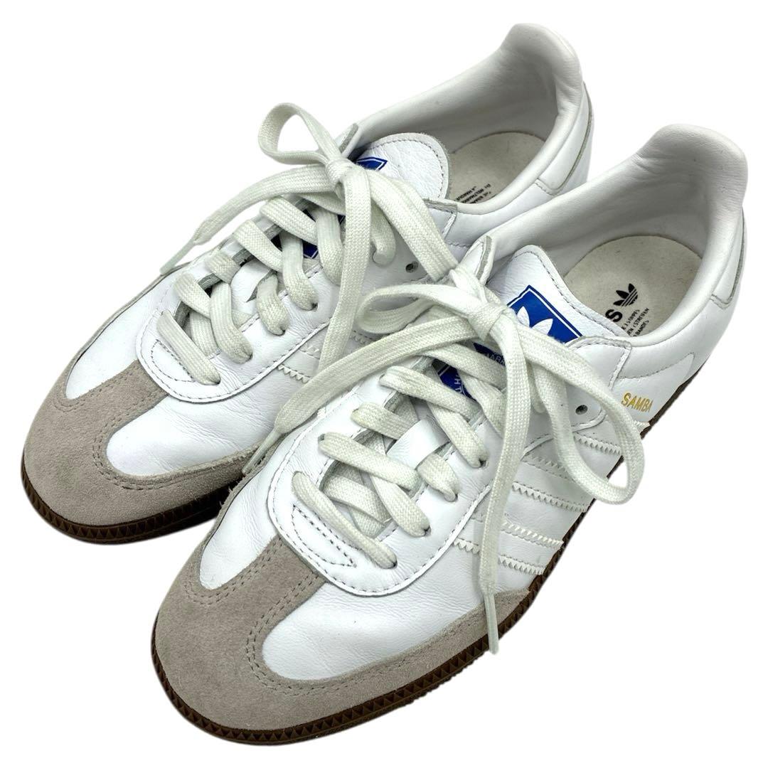 美品アディダスadidas　サンバ　OG　スニーカー　24cm　クラウドホワイト