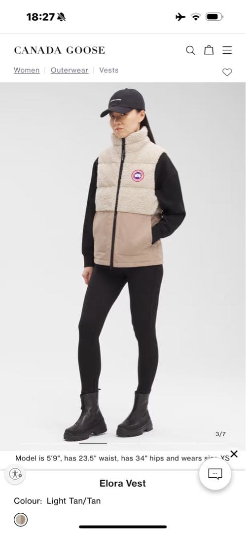 カナダ購入正規品  カナダグースElora Vest