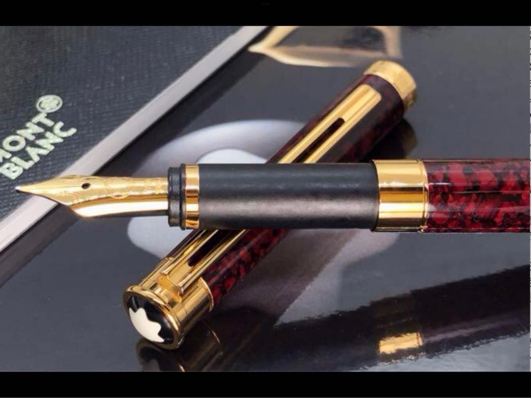 ⭐️金運・幸運を呼ぶパワーストーン⭐️レッド瑪瑙デザイン⭐️モンブラン⭐️ノブレスドゥエ