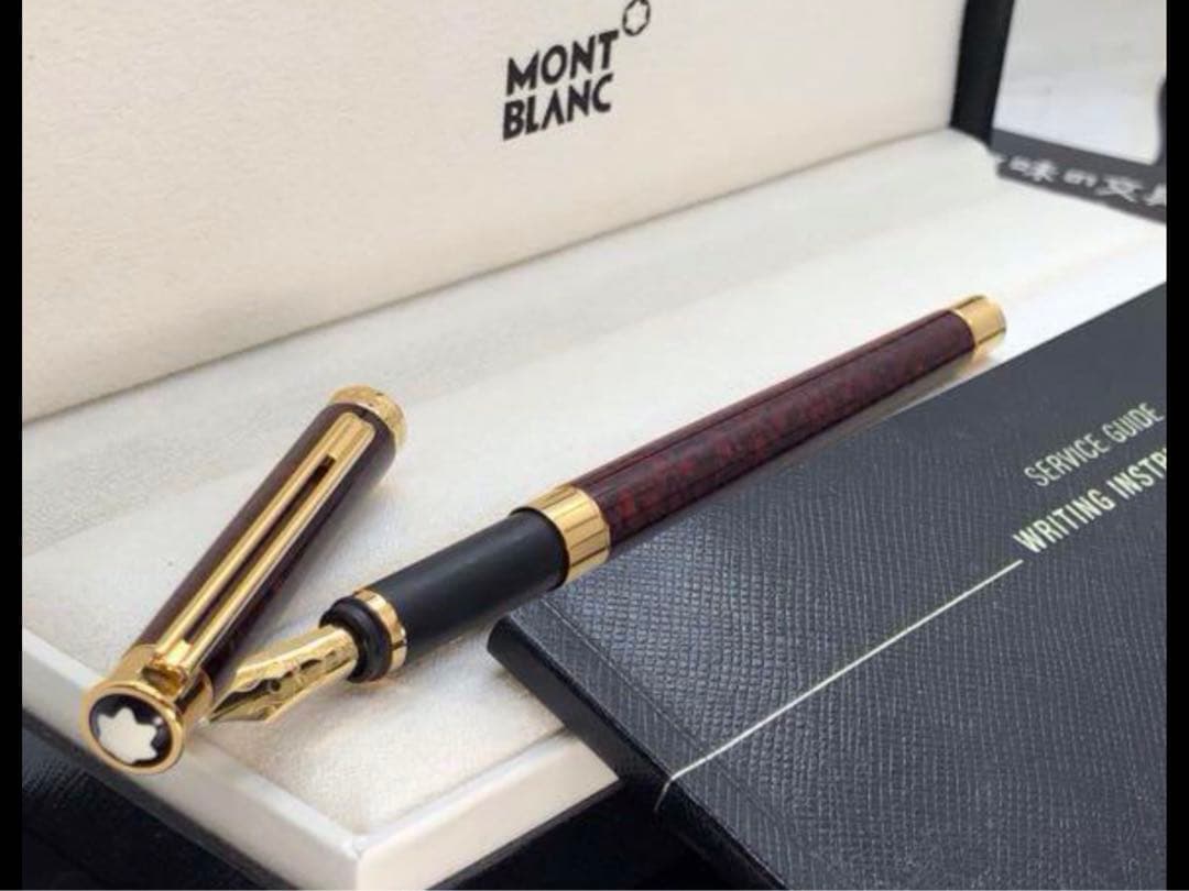 ⭐️金運・幸運を呼ぶパワーストーン⭐️レッド瑪瑙デザイン⭐️モンブラン⭐️ノブレスドゥエ