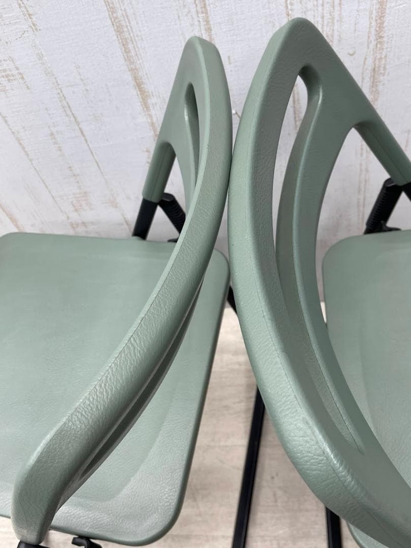 axona AICHI 折りたたみ椅子 MILO 4脚 フラットスタッキング　②