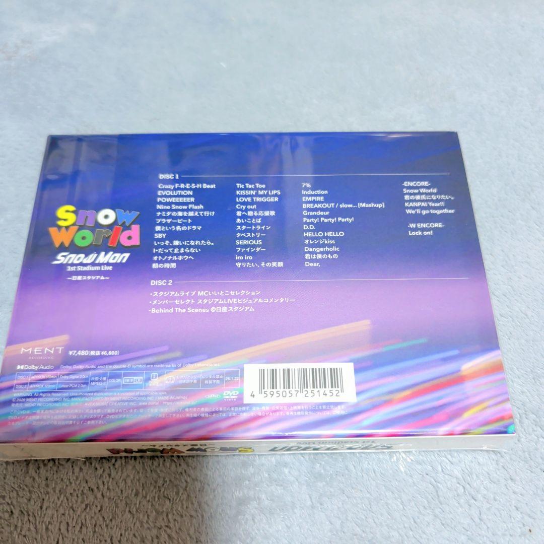 Man  World 日産スタジアム DVD　　スノーマン