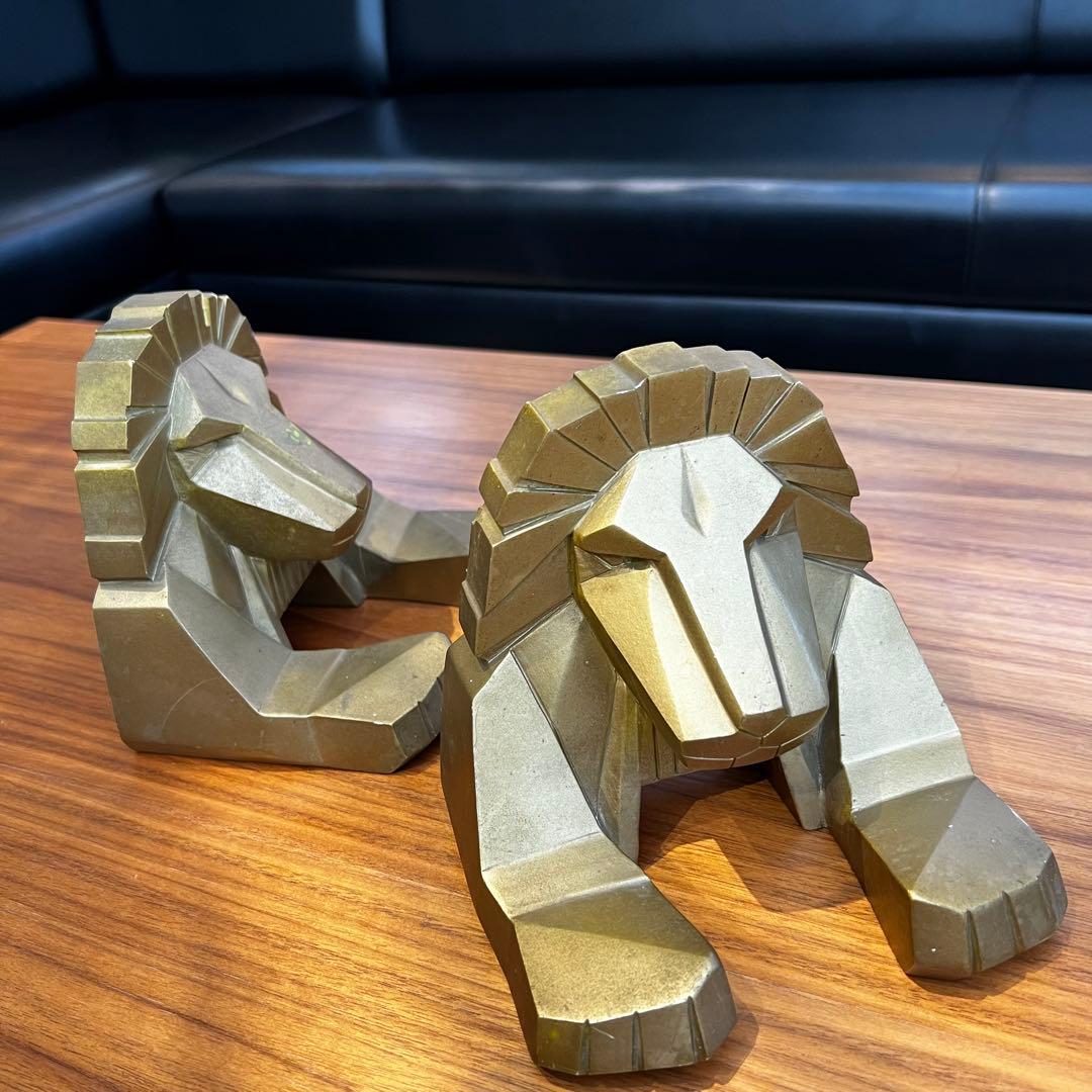 【レア】MGMグランドホテル　カジノ　ライオン　年代物　ディスプレイ　セット