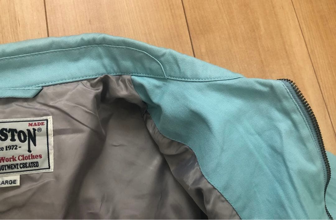 美品！HOUSTON コットンベトナムジャケット 虎／ベトジャン 刺繍スーベニア