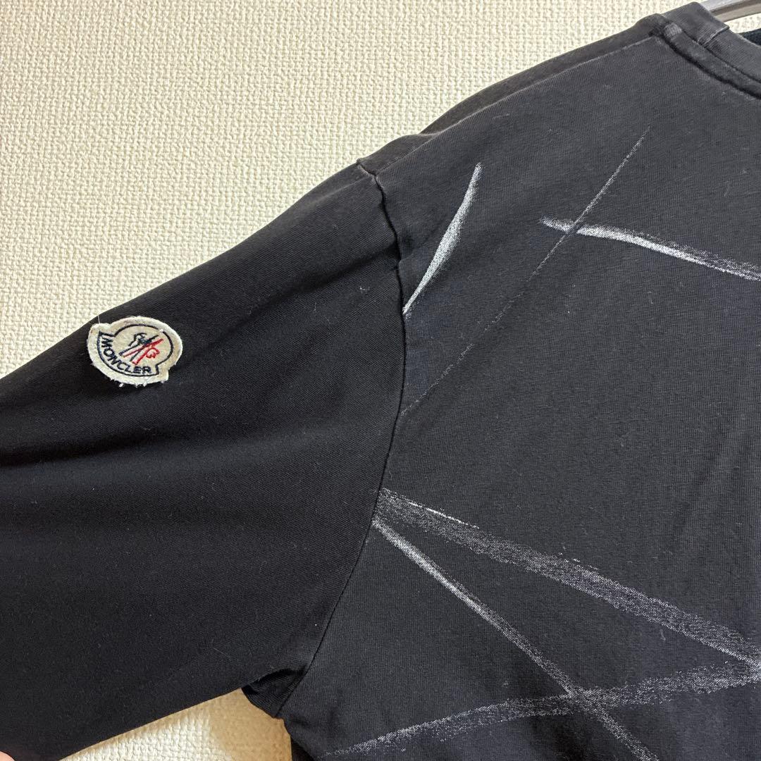 MONCLER モンクレール 長袖 ロンT ワッペン 黒 L 即発送可能