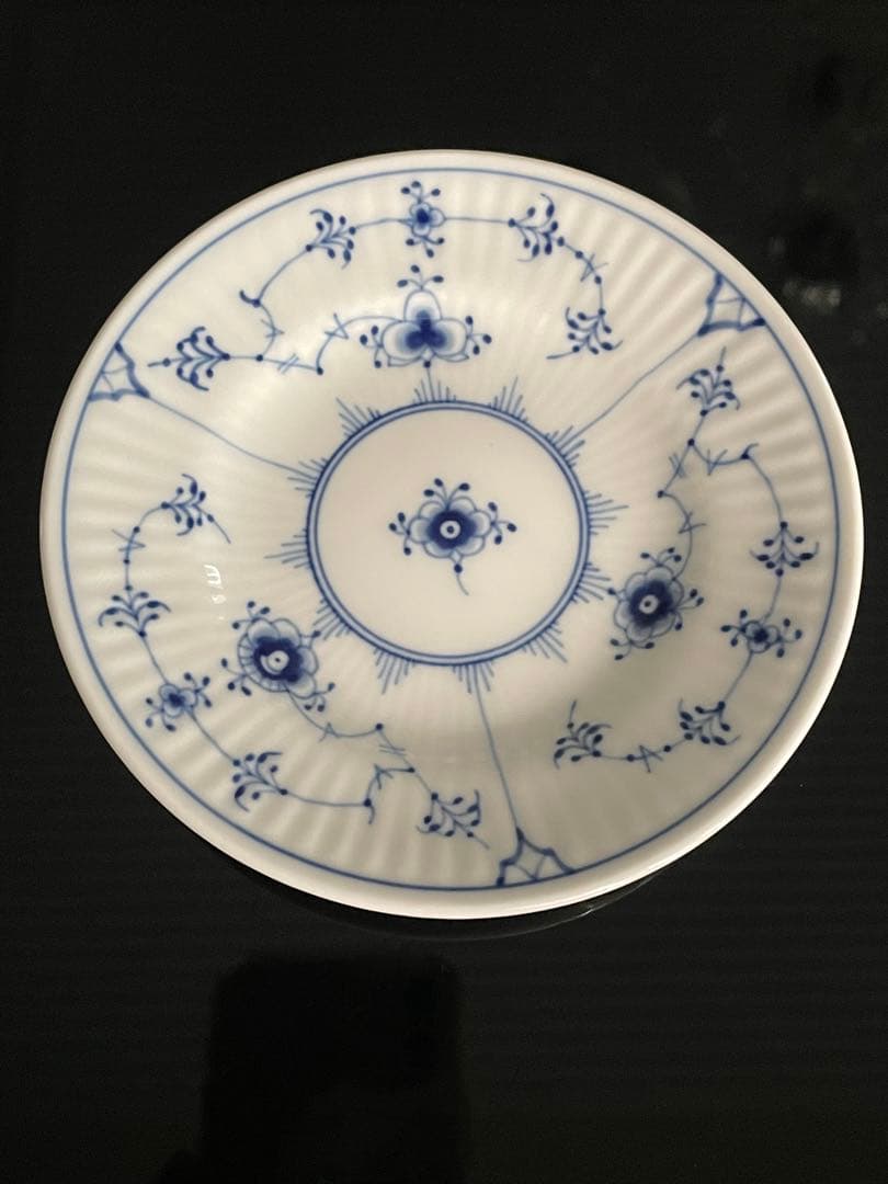 【新品未使用】ロイヤルコペンハーゲン　ブルーフルーテッド　ミニプレート2枚