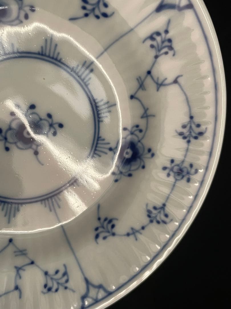 【新品未使用】ロイヤルコペンハーゲン　ブルーフルーテッド　ミニプレート2枚