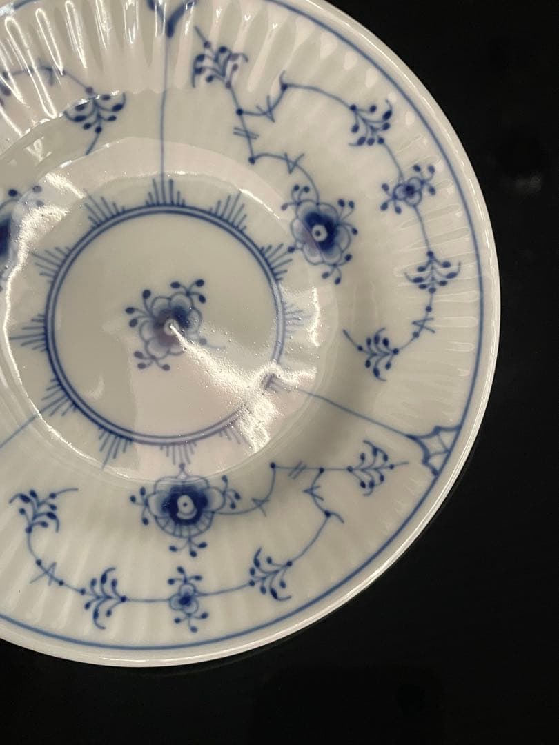 【新品未使用】ロイヤルコペンハーゲン　ブルーフルーテッド　ミニプレート2枚