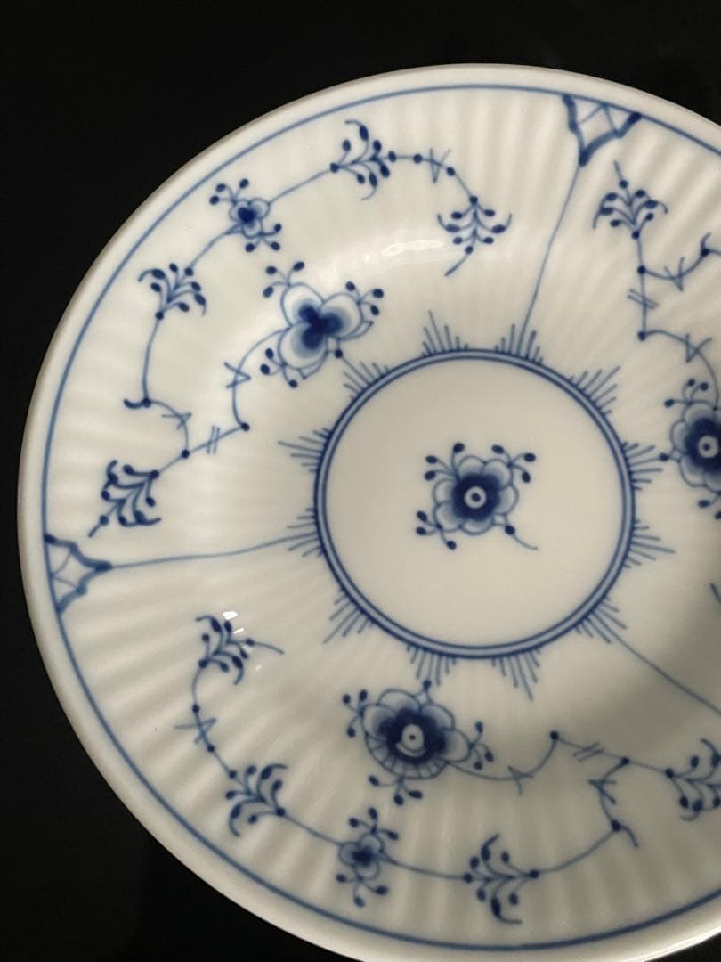 【新品未使用】ロイヤルコペンハーゲン　ブルーフルーテッド　ミニプレート2枚