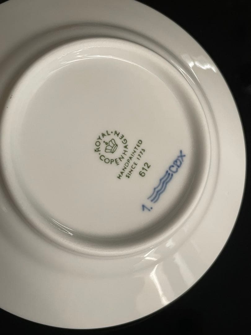 【新品未使用】ロイヤルコペンハーゲン　ブルーフルーテッド　ミニプレート2枚