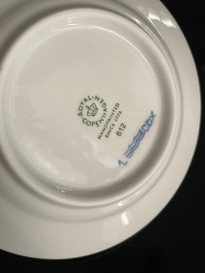 【新品未使用】ロイヤルコペンハーゲン　ブルーフルーテッド　ミニプレート2枚