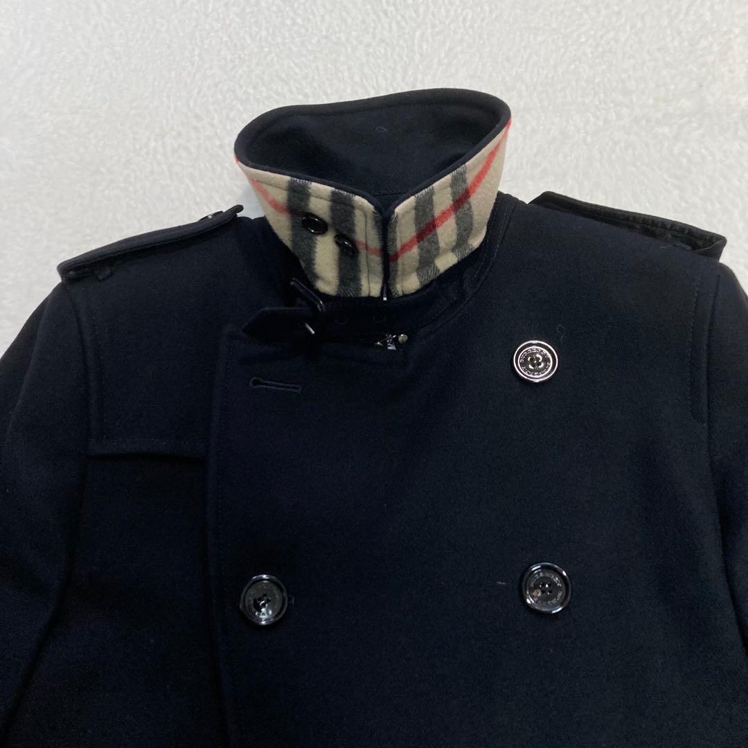 ✨極美品✨　バーバリー　ビッグノバチェック　トレンチコート　ブラック　ベルト　黒