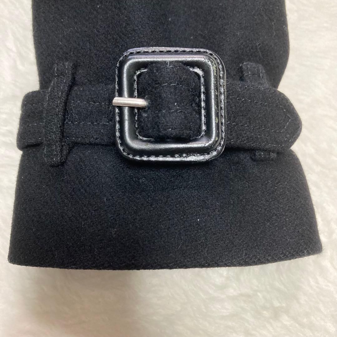 ✨極美品✨　バーバリー　ビッグノバチェック　トレンチコート　ブラック　ベルト　黒