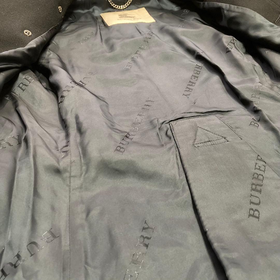 ✨極美品✨　バーバリー　ビッグノバチェック　トレンチコート　ブラック　ベルト　黒