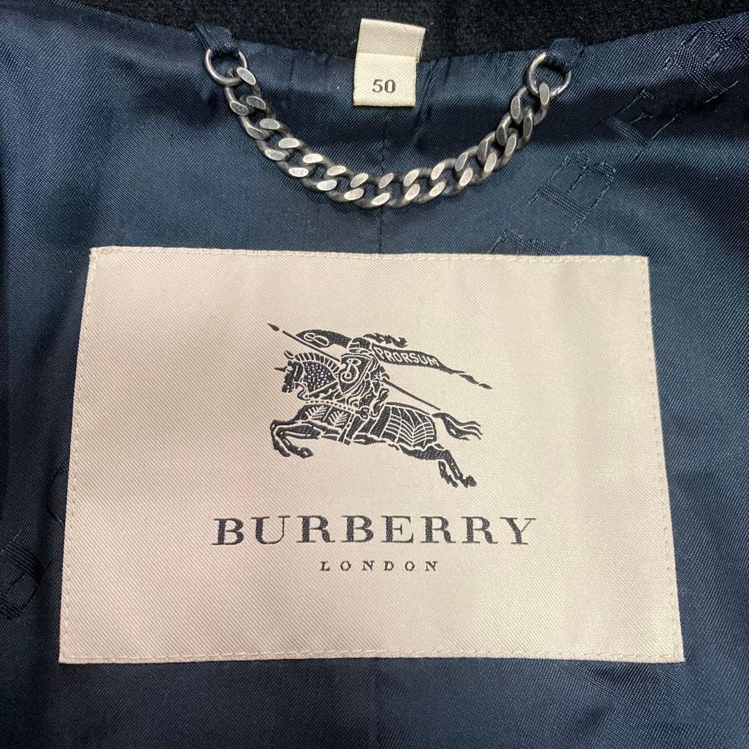 ✨極美品✨　バーバリー　ビッグノバチェック　トレンチコート　ブラック　ベルト　黒